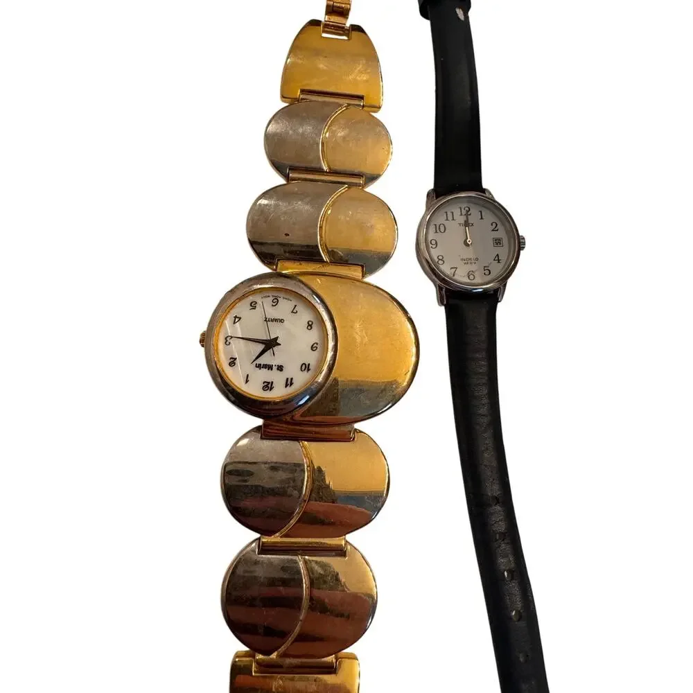 Lot of 6 Vintage Watches Assorted Brands For Parts or New Batteries